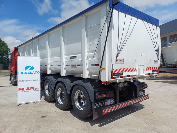 Semi volcadora rebajada 40m3 9675mm 3e neu ebs-balanza - Imagen principal