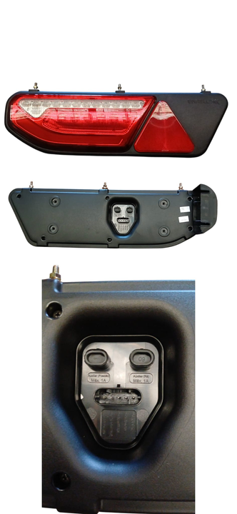 Faro trasero wide iii fix sup 12/24v c/comp lat izq - Vista 2