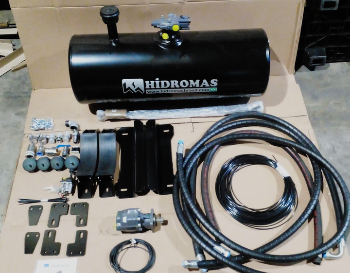 Kit hidraulico tanque red 180lts con bomba de 105 piso movil - Imagen principal