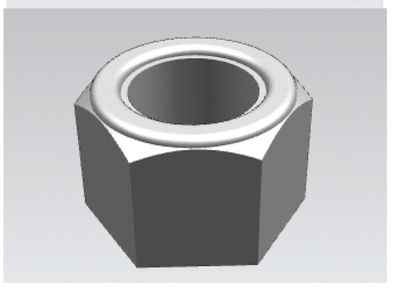 Tuerca hexagonal autofreno alta nylon m14 din 982 p. auxiliar - Imagen principal